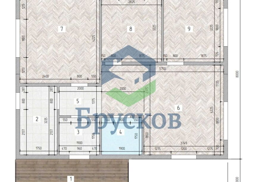 одноэтажные дома из профилированного бруса